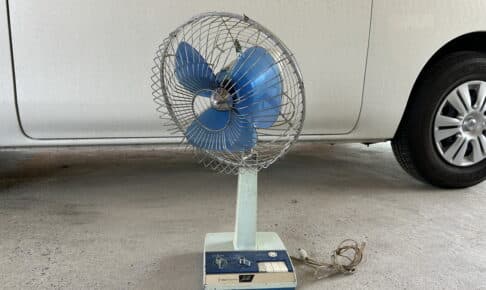 昭和レトロの扇風機