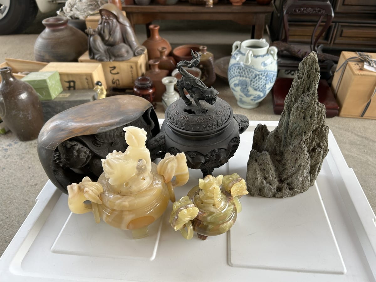 香炉、観賞石、置物類の買取