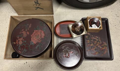 木製盆、茶櫃など　買取