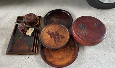 烏城彫など木製品　買取