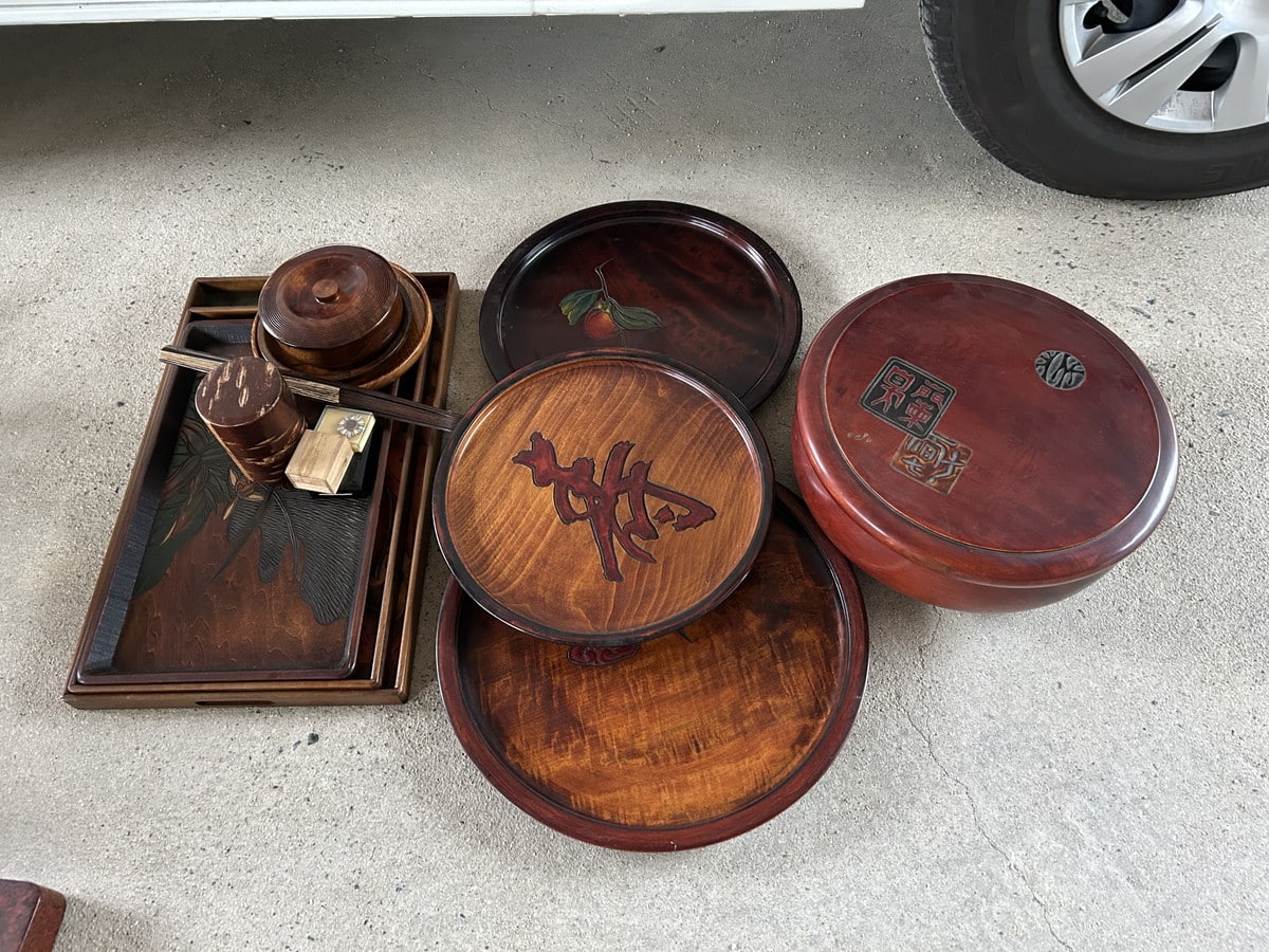 烏城彫など木製品　買取