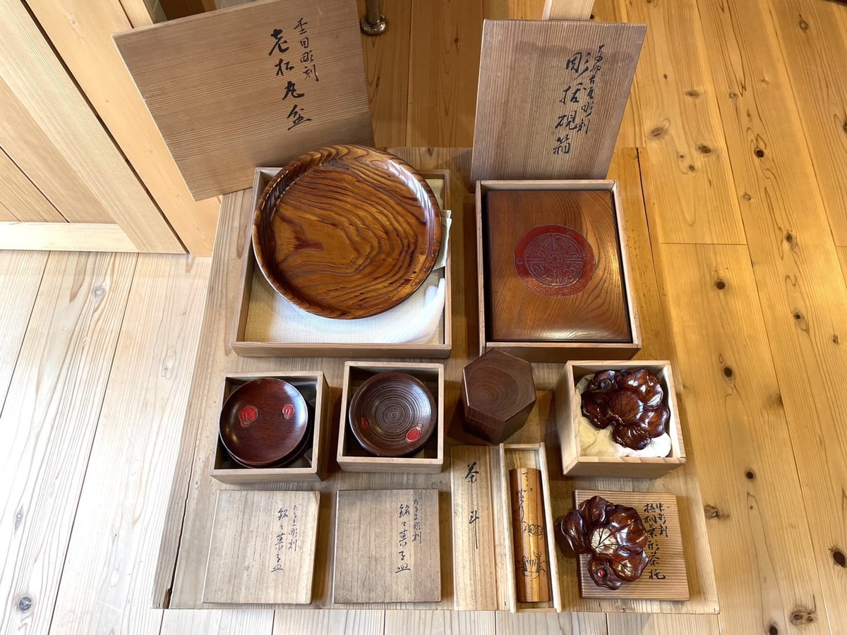 中川竹仙 木工芸 買取