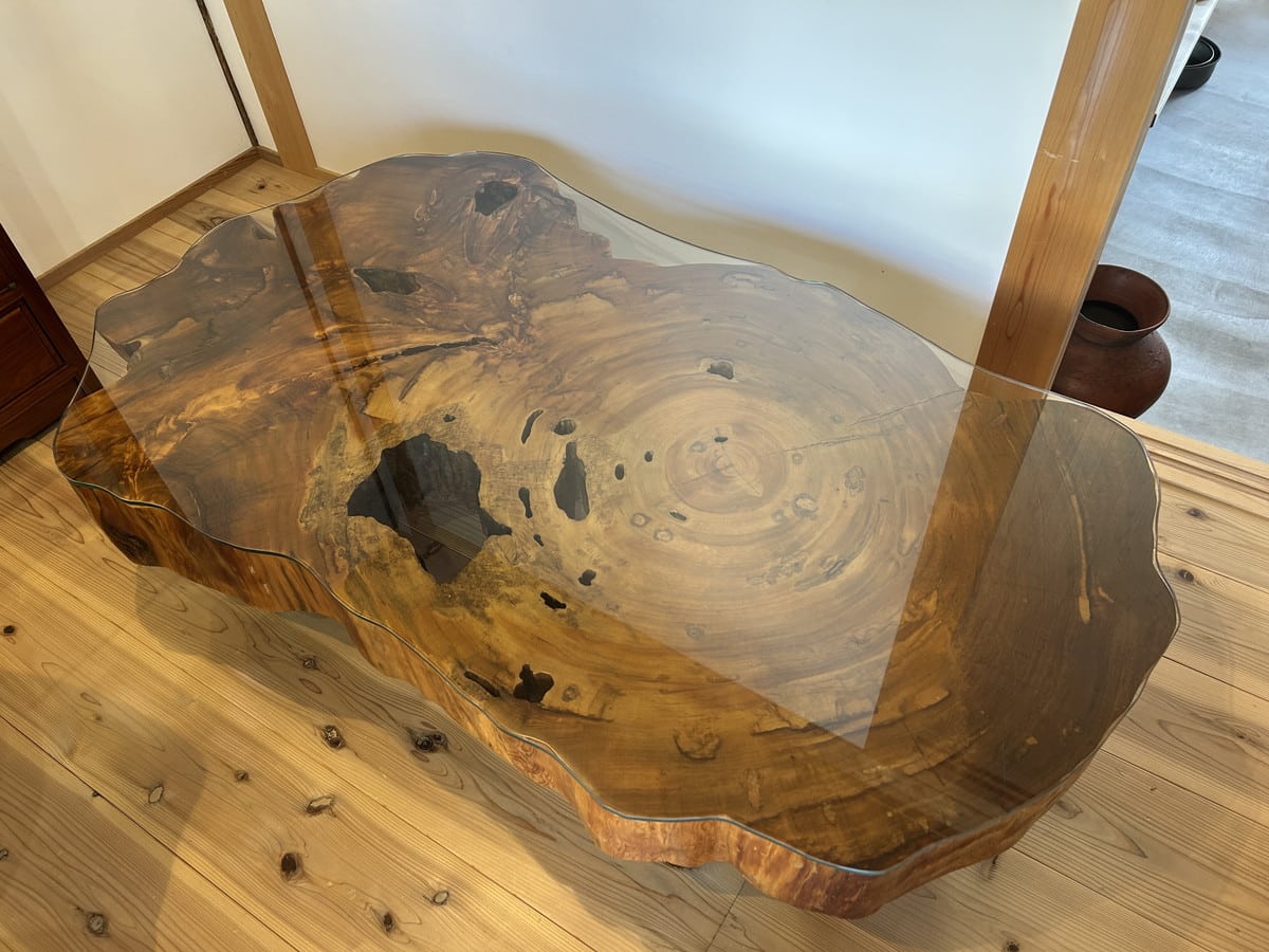 屋久杉 座卓 買取 倉敷市沖新町