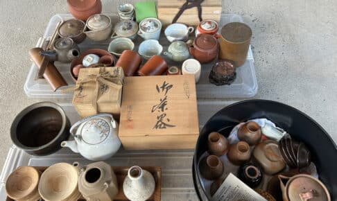 煎茶道具 陶磁器 出張買取 岡山市北区