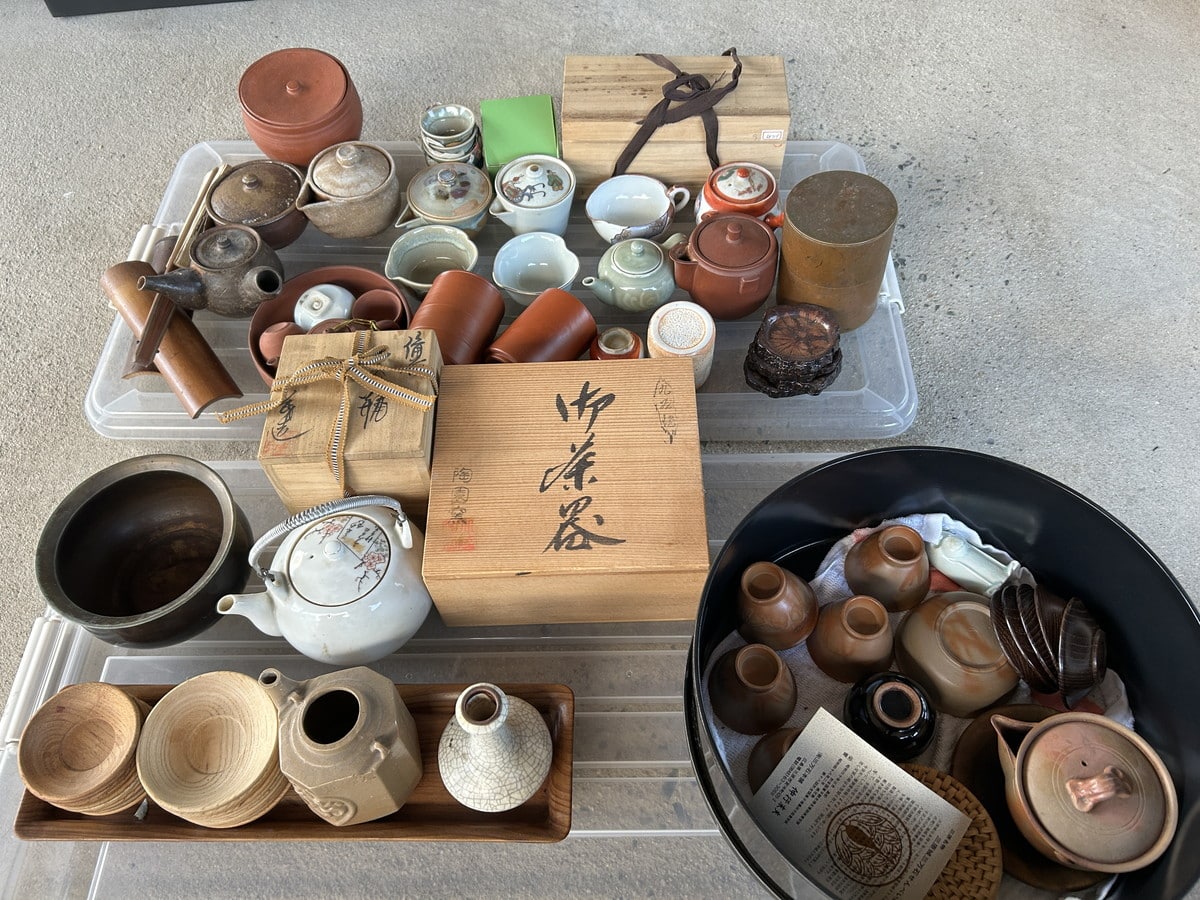 煎茶道具 陶磁器 出張買取 岡山市北区