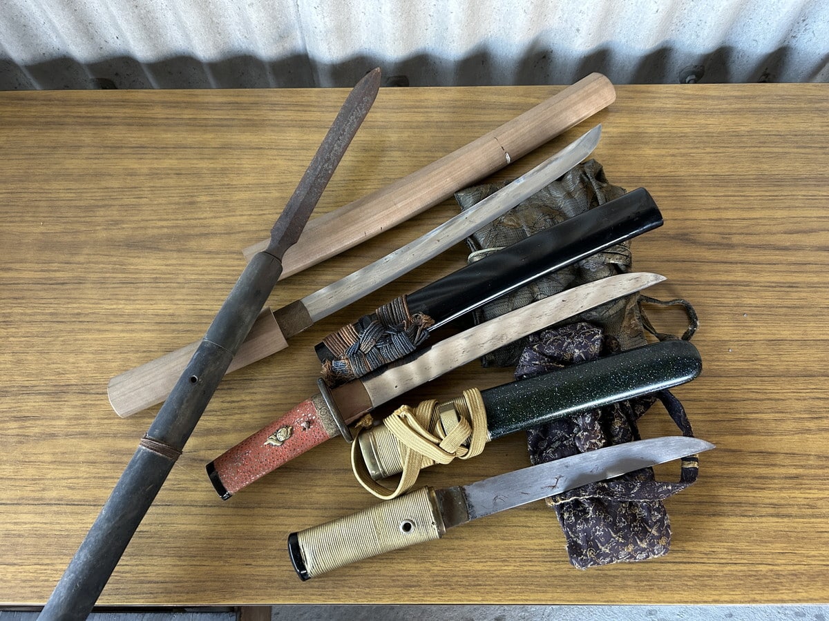 日本刀 脇差 短刀 槍 出張買取 岡山市北区