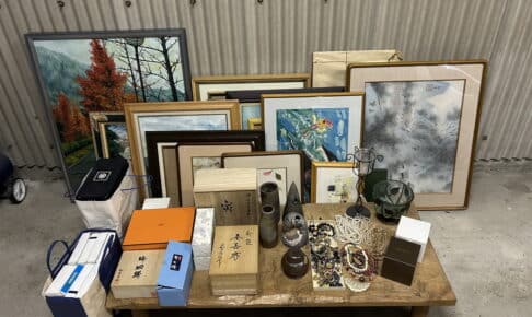 岡山市中区 焼物 絵画などの出張買取