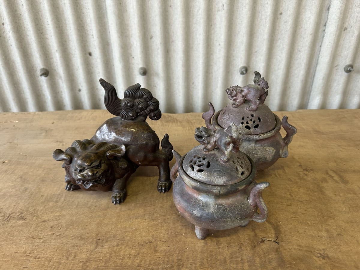 備前焼 獅子 香炉 買取 玉野市