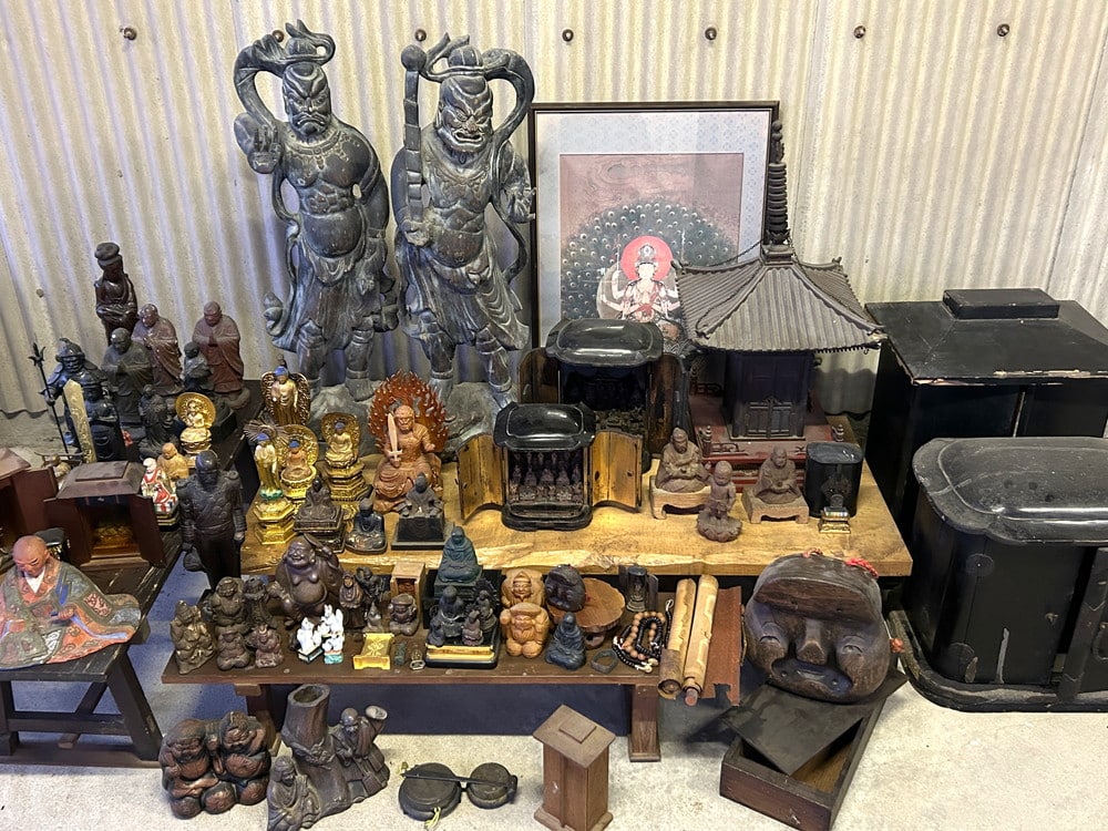 仏像の買取 岡山市北区にて出張買取させていただきました
